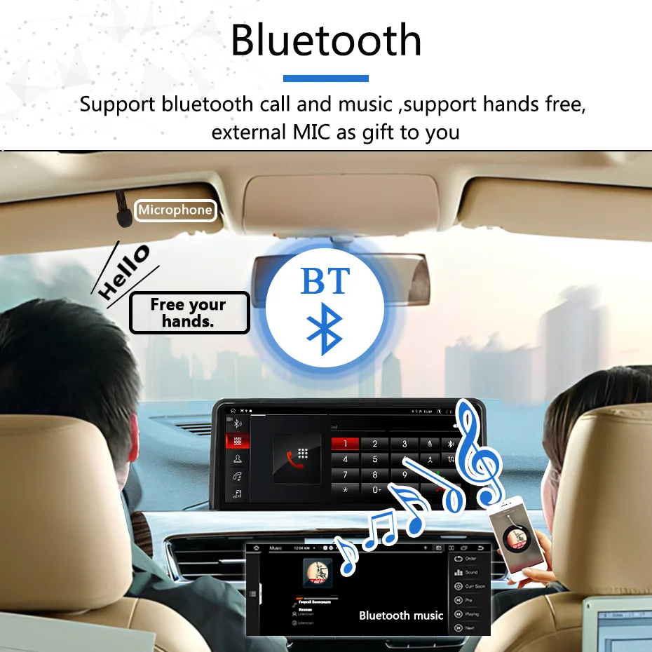 2 DIN 12,5 Zoll Linux Android Auto Auto Multimedia-Bildschirm für BMW X1 F48 2016–2017 mit Bluetooth Carplay Autolink Airplay Navigation – Detail 9