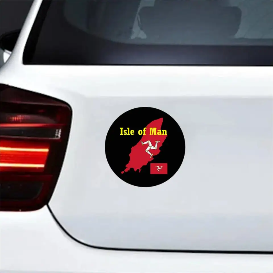 Île De Man ELLAN Vannin, TT RACES, Argent Triskell UK Mannois 4 Cm (40