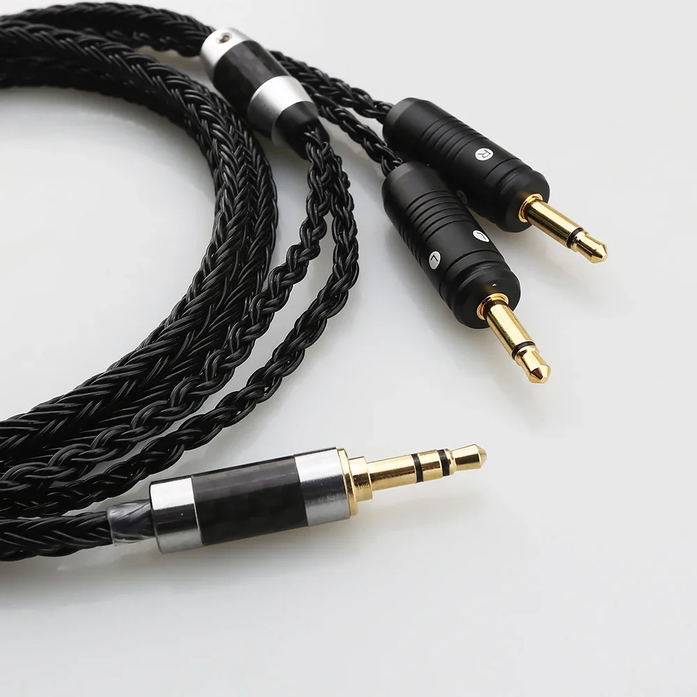 Focal Celestee/Clear/Elear/Elex/Elegia XLR 4.4mm 3.5mm 업그레이드 밸런스 케이블용 HIFI 16 코어 실버 도금 헤드폰 케이블