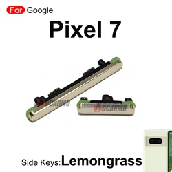 Enhanced Side Button Replacement Parts for Smartphones - Power and Volume Buttons (Pixel 7--Lemongrass)
