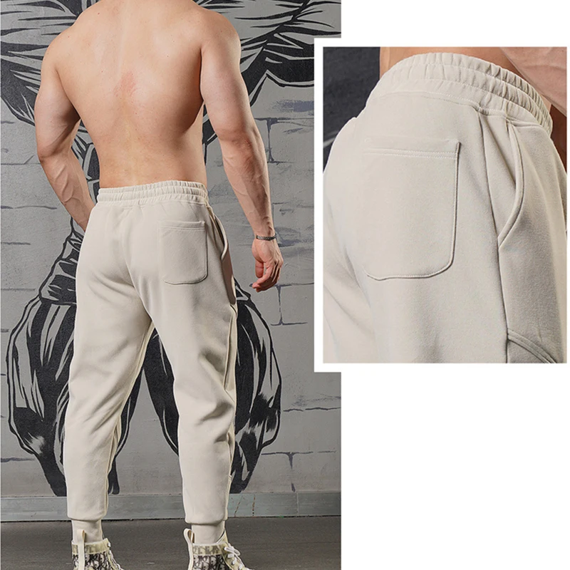 2023 Men\'s Winter Pants Thick Warm Sweats Thermal Lined Jogger Fleece Pants Big Trouser Male Plus Size Work 3XL black