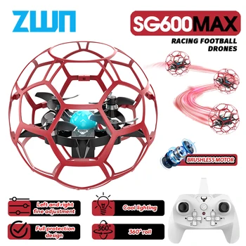 SG600 MAX 2.4G RC Racing Football Drone 3D Protezione completa Pressione Altitudine Brushless Telecomando Quadcopter per bambini adulti