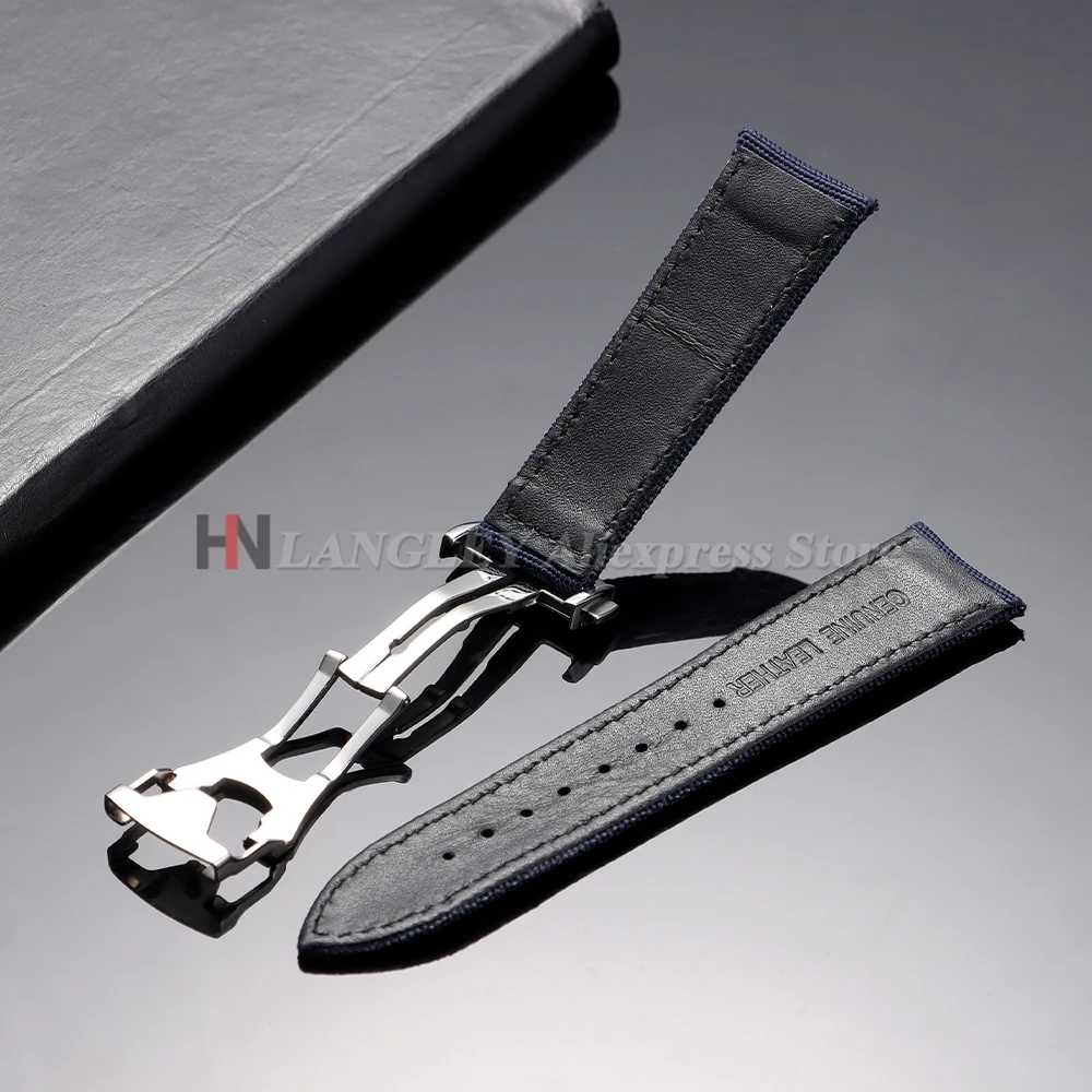 Für Omega Seamaster 300 Uhrenarmband für Speedmaster AT150 Canvas Nylon Armband 20 mm 22 mm Faltschließe Herren Sportarmbänder – Detail 10