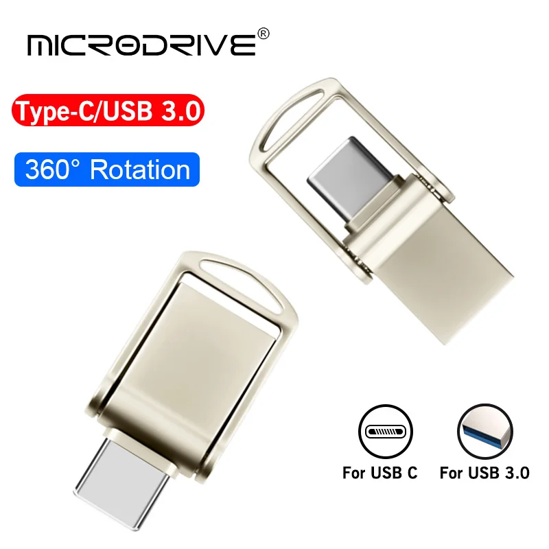 64GB 울트라 듀얼 드라이브 타입-C 및 USB3.0 플래시 드라이브 썸 드라이..