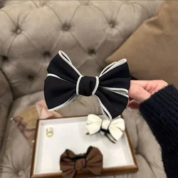 Women's Fashionable Hair Bow - Trendy Harajuku Kawaii Cute & Elegant Accessory (Black)