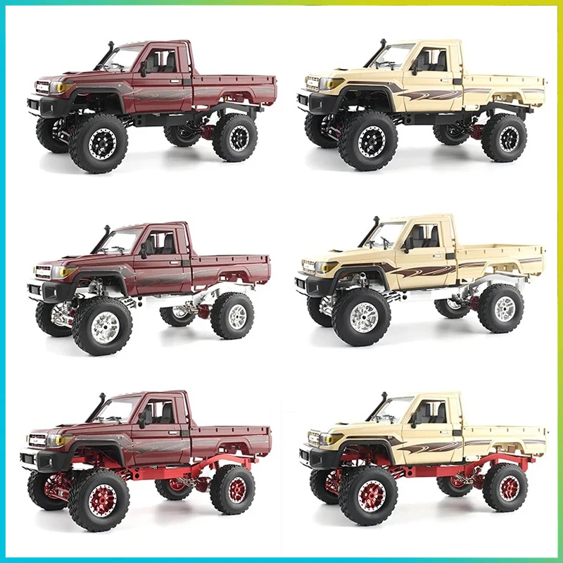 1:12 Rc Car Metal Upgrading Model Mn82 Retro Full-scale Simulation LC79 2.4g 4WD 280 Motor Remote Control RC Truck Model Car Toy 6