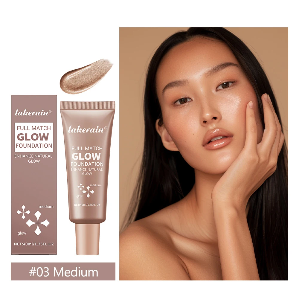 Glow Foundation Illuminator Glotion Natural Glow Enhancer Glowing Moisturizing Lightweight base Multi-purpose Illuminator Highli liquid foundation