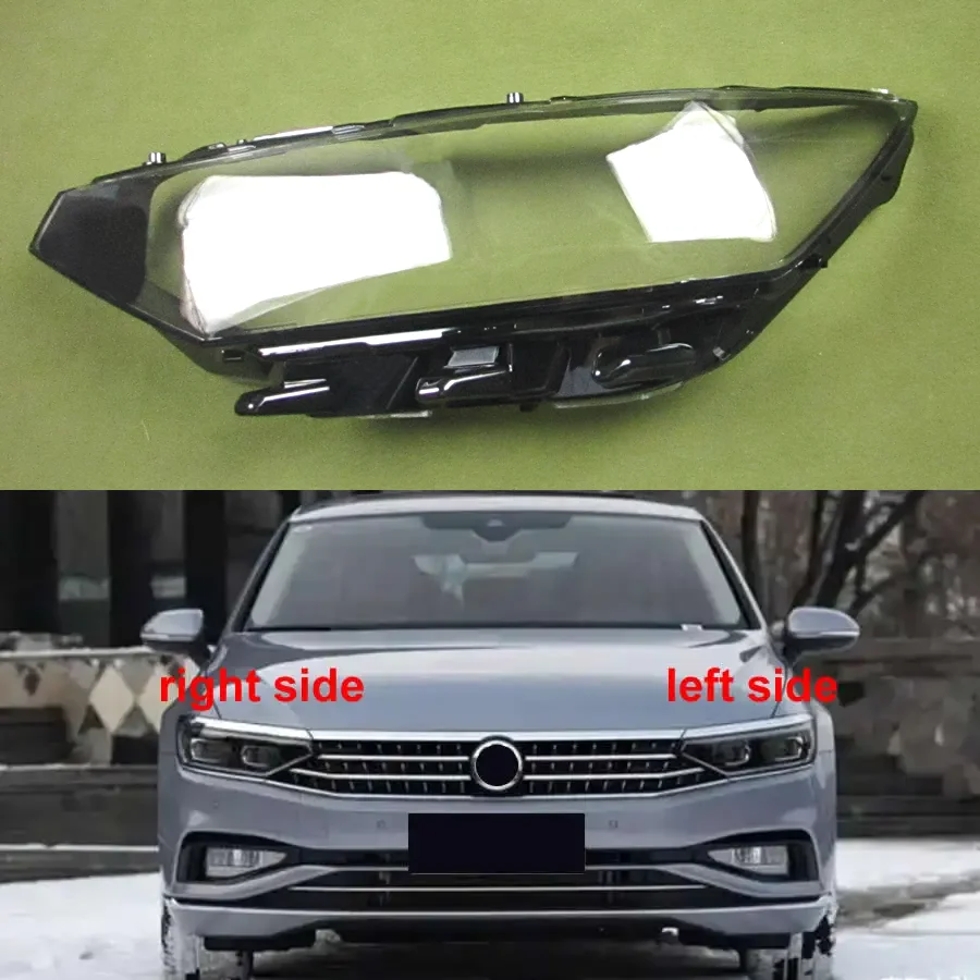 For Volkswagen VW Passat B8.5 2020-2023 High Configuration Headlight Shell Headlamp Transparent Lampshade Cover Lens Plexiglas 1