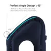 PVC Inflatable Travel Pillow Portable Headrest Chin Support Cushions for Airplane Plane Car Office Rest Neck Nap Pillows 4