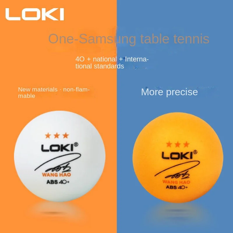 Table Tennis Balls LOKI Training Ball New Materials 40+ Durable Match Professional