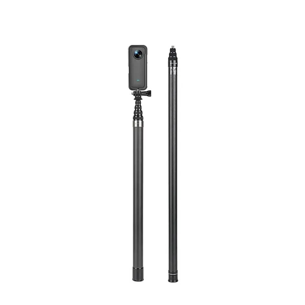 Monopé Escalável 3m-carbon Fiber Edição Estendida Vara de Selfie Invisível Tripé para Insta360 x3 x2 go Pro 10 11 12 - Image 5