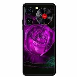 Floral 3D Embossed Shockproof Silicone Soft Phone Case - 6.6 Premium Back Cover for ZTE nubia Music (Picture 1)