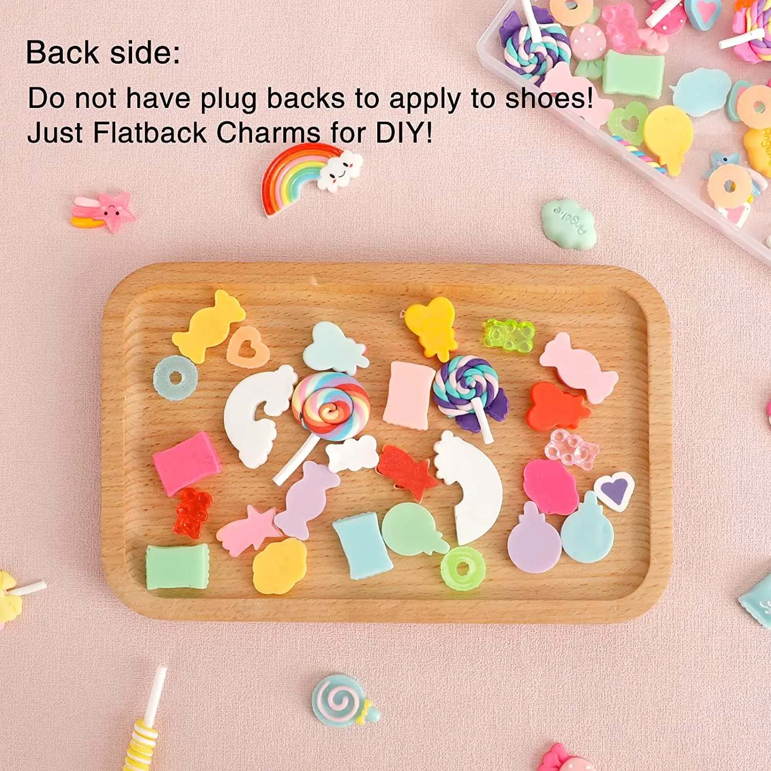 Candy Ornaments Resin Flat-Backed Candy Stick Pendant Lollipop Decoration for DIY Crafts and Decorations Scrapbook 20 30 P candy resin ornaments,resin embellishments