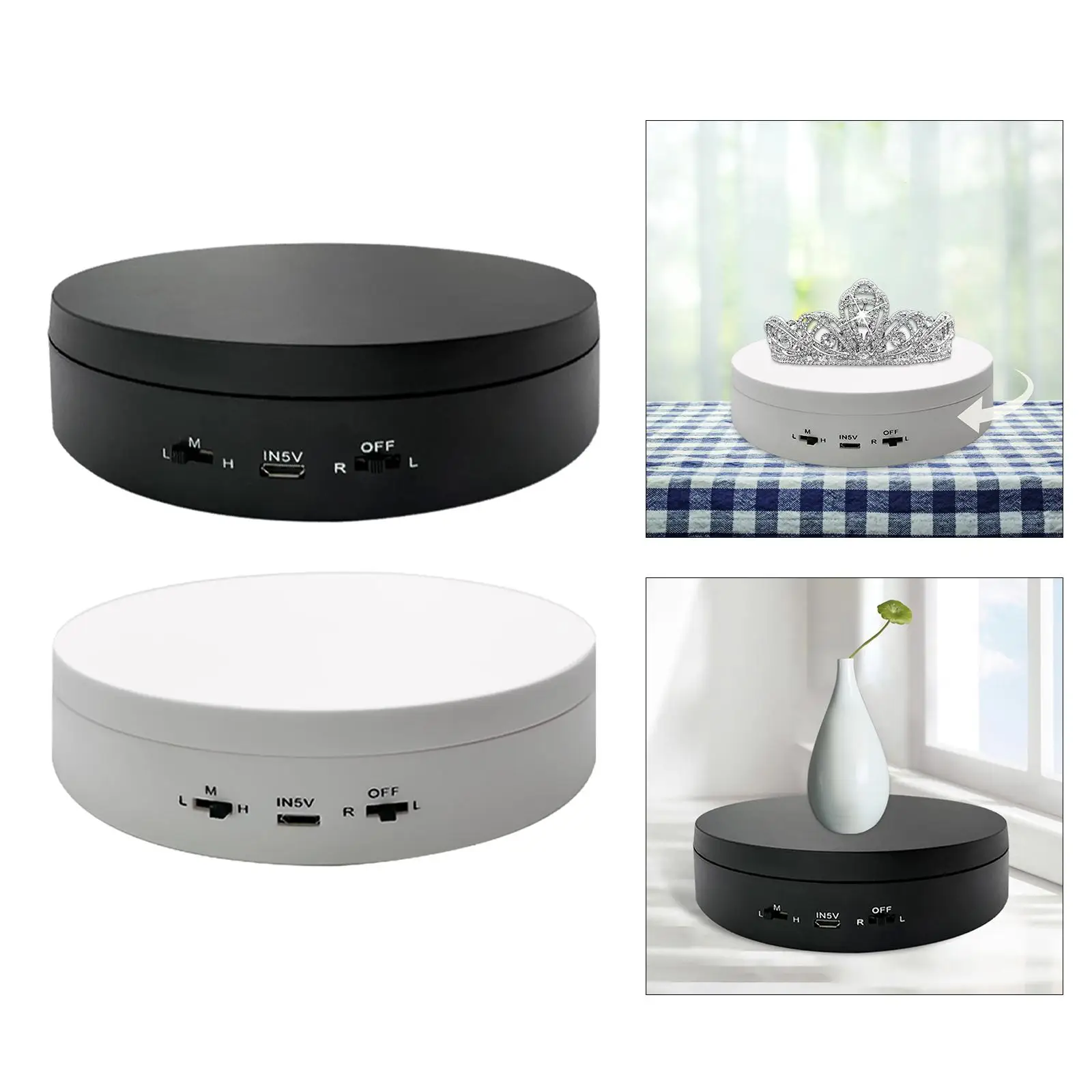 Jewelry Display Stand Rotating Product 360&deg; Rotation Turntable Display Stand