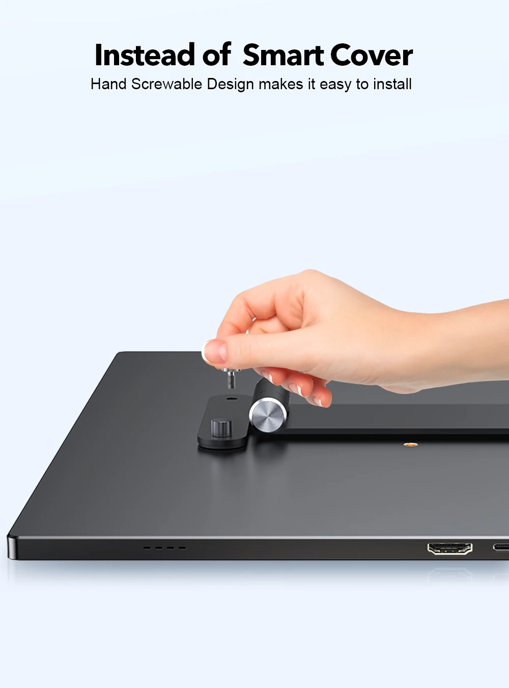 UPERFECT Portable VESA Monitor Stand with Hand Screw 7 to 17.3 inch