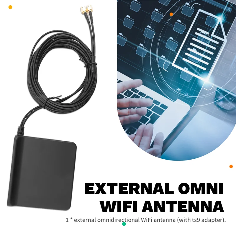 B24B 신호 증폭 5G 4G LTE 3G GSM MIMO 안테나 고이득 12Dbi 600-6000Mhz 외부 무지향성 와이파이 안테나