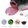 6Pcs/Set Nail Gel Polish Set Solid Color Glitter Shiny Soak Off UV LED Nail Art Varnish Kit Summer Art Gel Varnish For Women 5