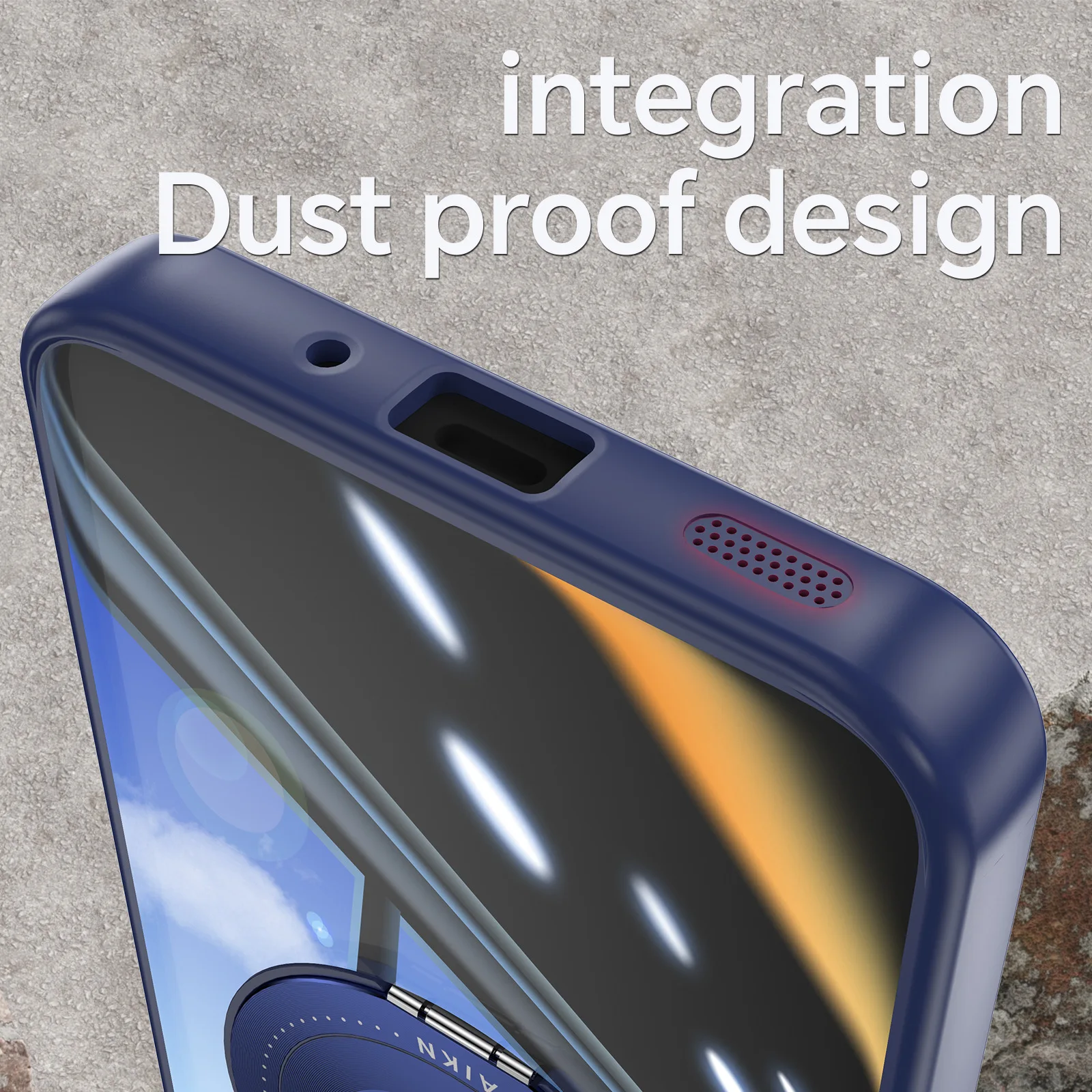 Magnetic Metal TPU Case with 360° Anti-Knock Protection and Wireless Charger Holder Cover