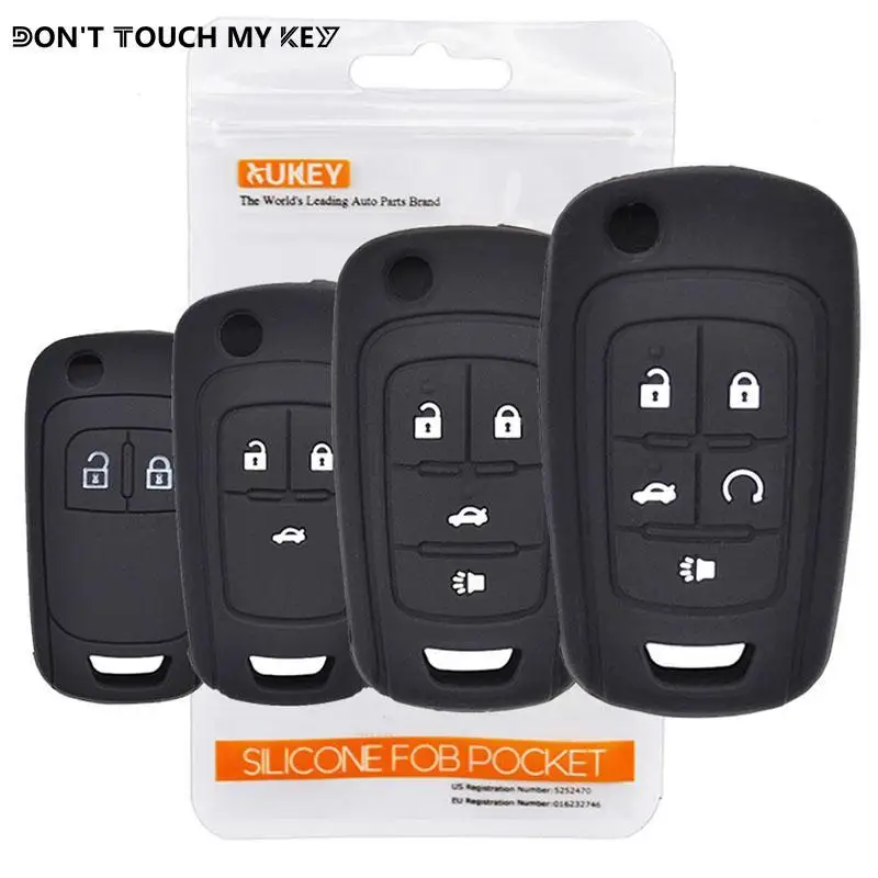 

For Opel Astra J Corsa D Zafira Mokka For Chevrolet Cruze Aveo Sonic Volt Cover Remote Fob 2 3 4 5 Button Silicone Car Key Case