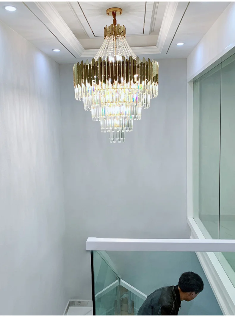 Lustre moderne en cristal - vue 6