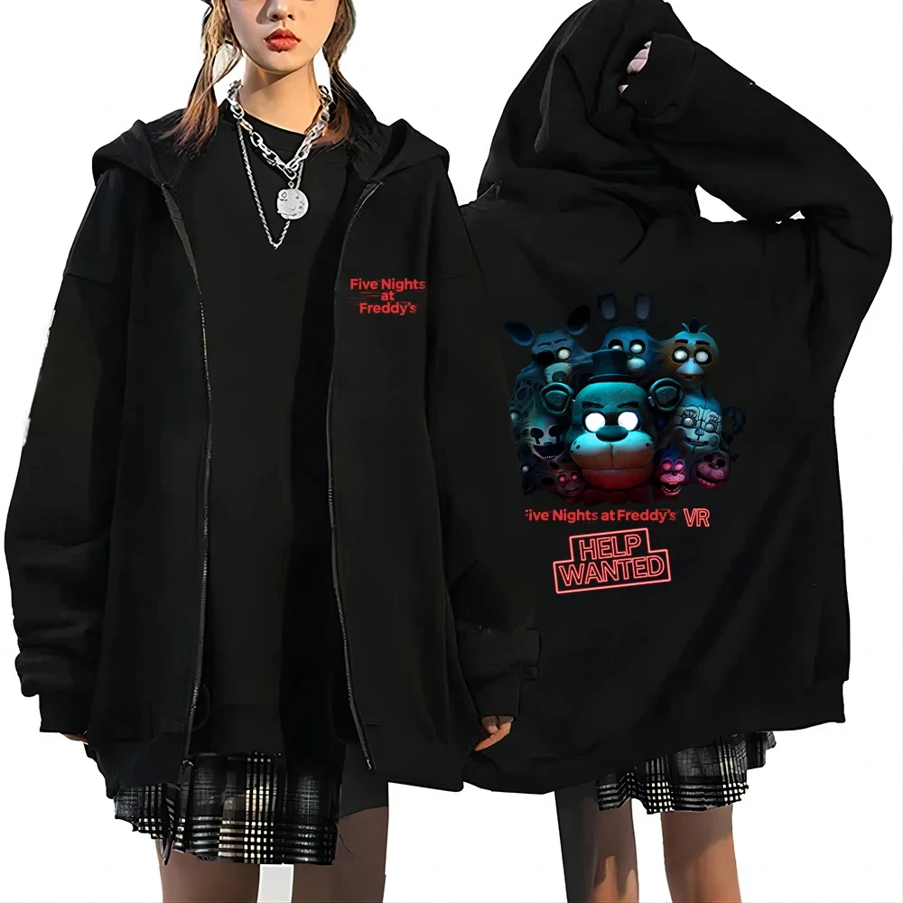 

FNAF Children's Five Nights, School Hooded Sweatshirts, Youth FNAF Clothing, Children's Sportswear, Autumn 2023 Novelty Products