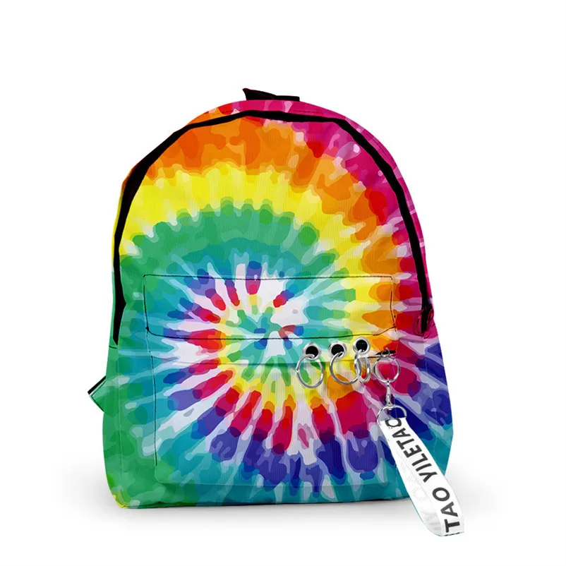 

Tie Dye Backpacks For Kids Personality Spiral Colorful School Bags Boys Girls Primary Schoolbag Students Backpack Gifts