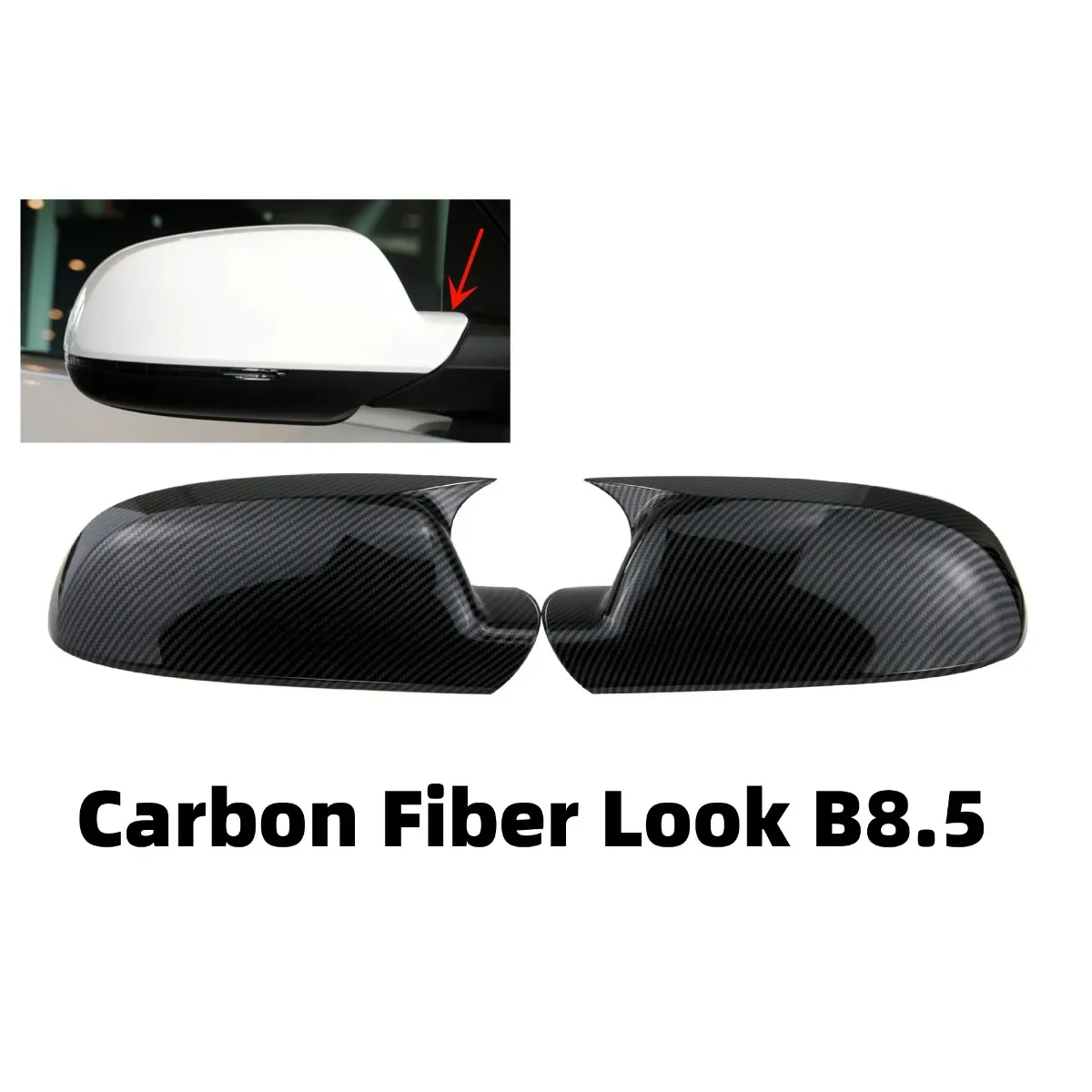 Enhanced Side Wing Mirror Cover - Sleek Add-On Rear View Mirror Cap Cover