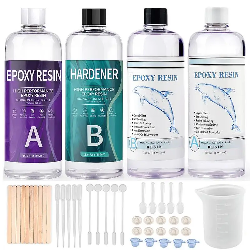 11 AB Epoxy Resin Glue Kit High Adhesive Crystal Hardener Glue Set For