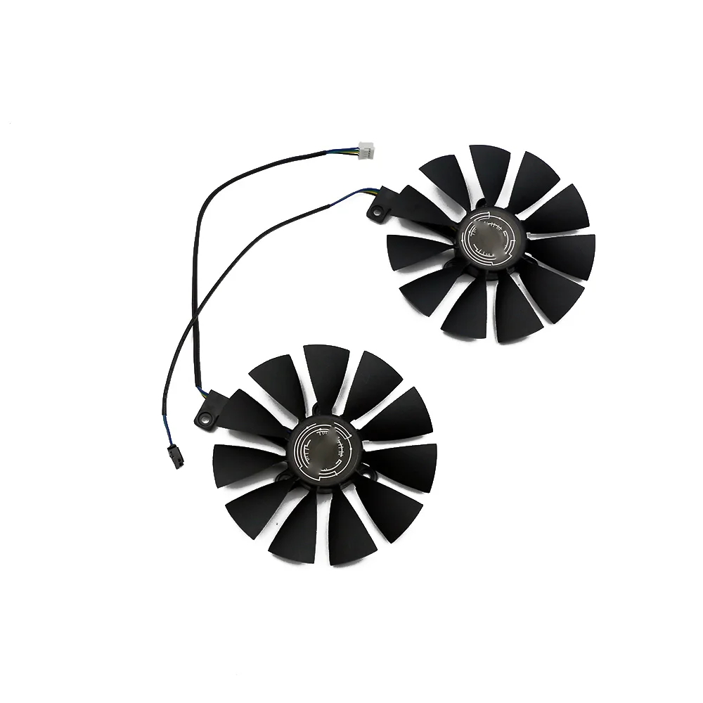 Dupla Avançada oc Gaming Card Fan Asus Geforce Rtx2080 Fdc10u12s9-c 4pin Rtx 2060 2070 2080 87 mm - Imagem 4