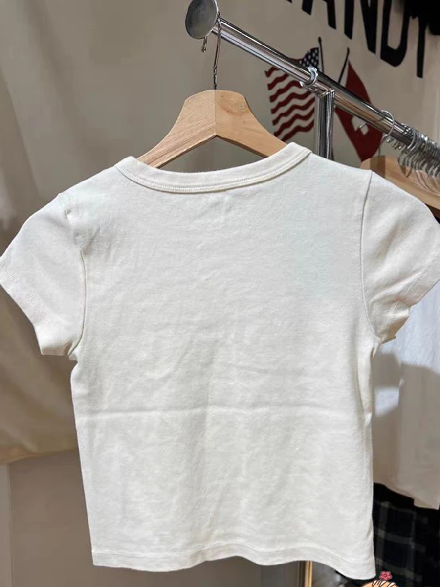 【ADLV】 WOMAN ALIEN BEAR CROP SHORT SLEEVE T-SHIRT acme de la vie