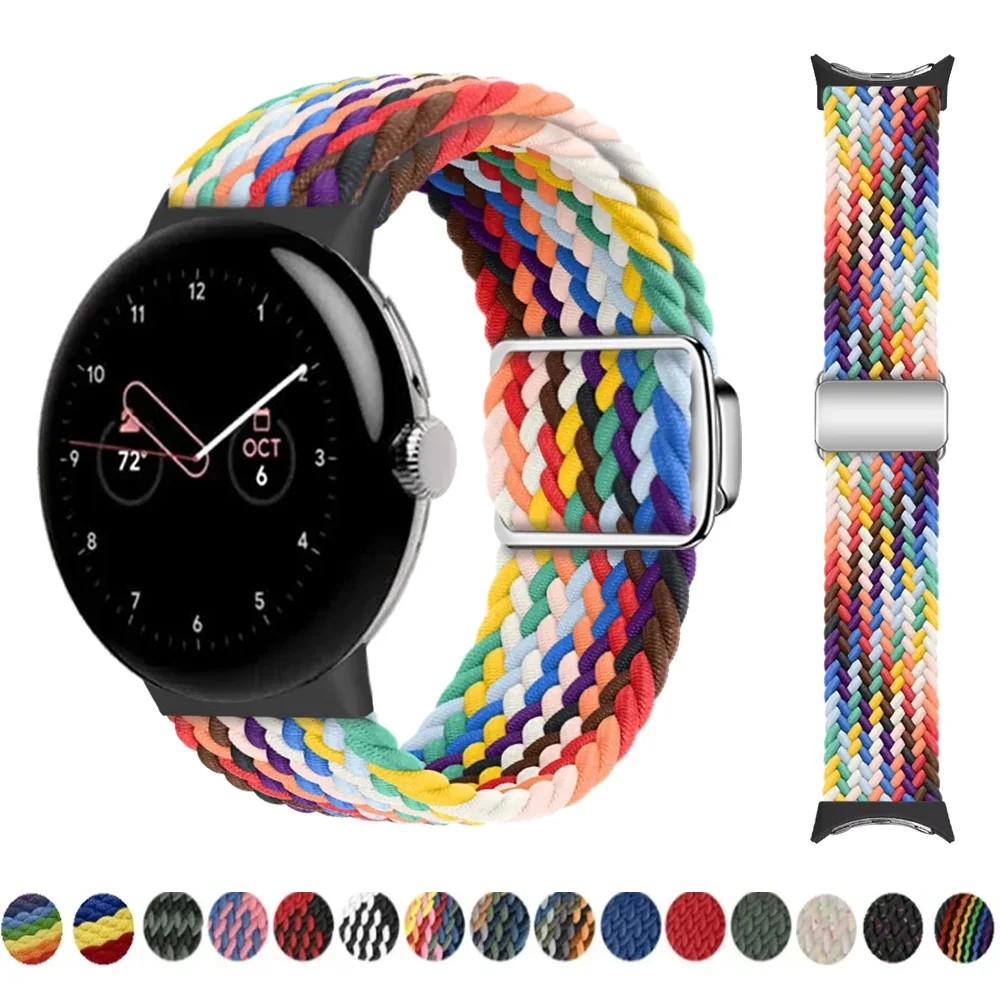 Nylon Braided Magnetic Strap - Fabric Bracelet Wristband Accessory