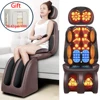 Upgrade Electric Full Body Massage Chair Neck Back Waist Massage Cushion Heat Vibrate Kneading Leg Massage Pad Seat Relaxation 1