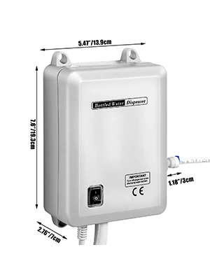 SucceBuy Water Bottle Dispenser Pump System Filter Softener Single/Double Pipe Reverse Osmosis Equipment for Ice Maker