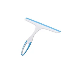 Ultimate Glass Cleaning and Water Removal Tool - Handheld Scraper and Wiper (Blue)