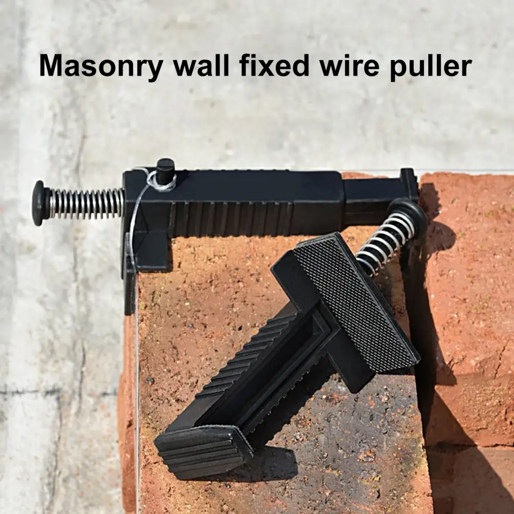 Brick Liner Clips for Architecture 2Pcs Bricklaying Pullers Spring-loaded Anti-slip Leveling Engineering Plastic Brick Line Runners