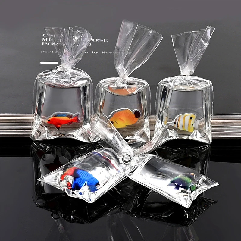 1:12 Miniature Model Mini Fish Tank Bowl Simulation Aquarium Scene Model For Home Desktop Ornament Dollhouse Toys Decoration 6