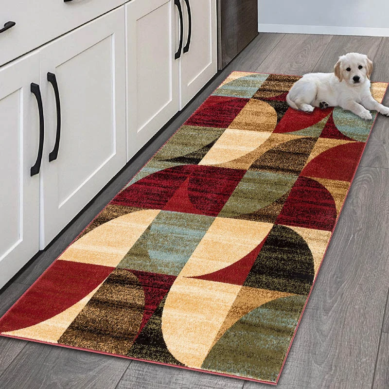 

Kitchen Special Floor Mat Water Absorbing Anti-Skid Dirt Resistant Oil Absorbing Long Household Mat Washable Foot Mat Area Rug