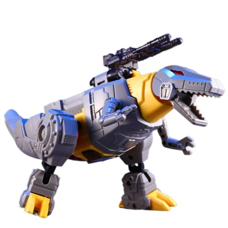Фото Экшн-фигурка Kubianbao 6645 KBB Гримлок G1 Dinobot, игрушки-трансформеры для детей, подарок, модель фильма, сборная деформация, автомобиль-робот №5