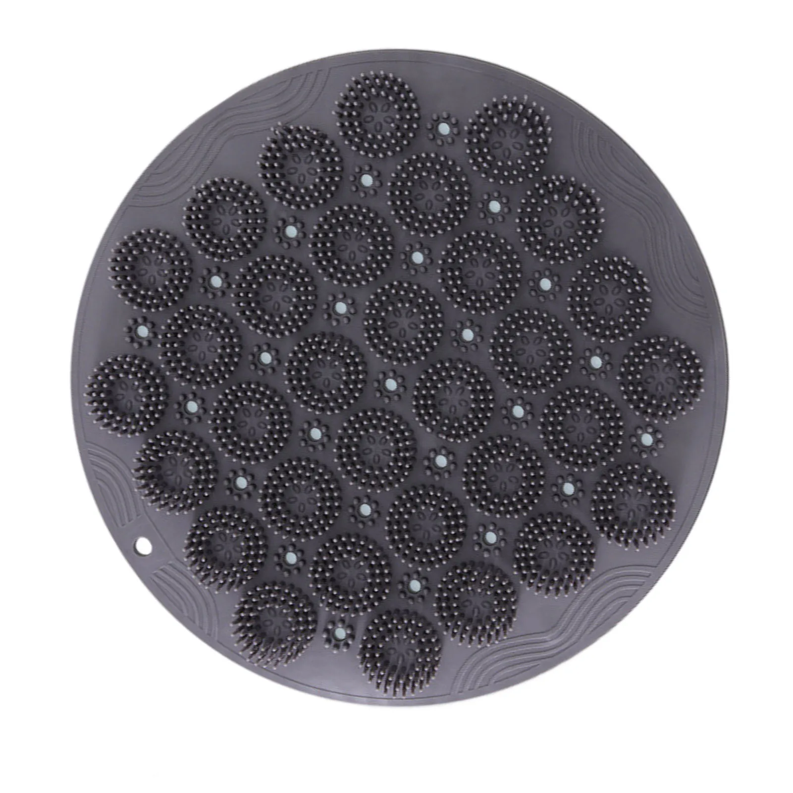 

Shower Foot & Back Scubber Brush Wash Feet Bathroom Mat with Suction Cup Wall Mounted Back Scrubber
