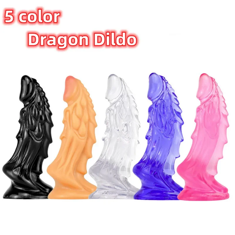 

Soft Alien Crystal Realistic Monster Dildo Rubber Penis Masturbator Vaginal For Men Anal Expander Big Dick Adult Toys