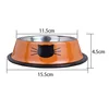 Cat Food Bowl Stainless Steel Kitten Cat Feeder Water Bowl With Non-Slip Rubber Base Small Pet Bowl Cat Accessories Pet Supplies 5