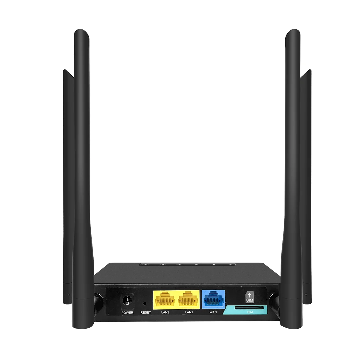 

Industrial Grade 4G WiFi Router 300M MIMO 4G+Routing+AP Mode 2X100M LAN+1X100M WAN Interface with SIM Card Slot US Plug