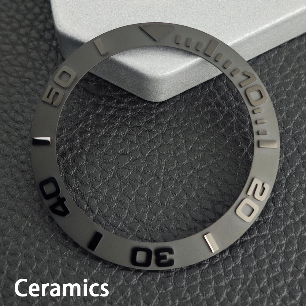 Premium Ceramic/Aluminum Watch Bezel Insert - High-Quality Mechanical Accessory