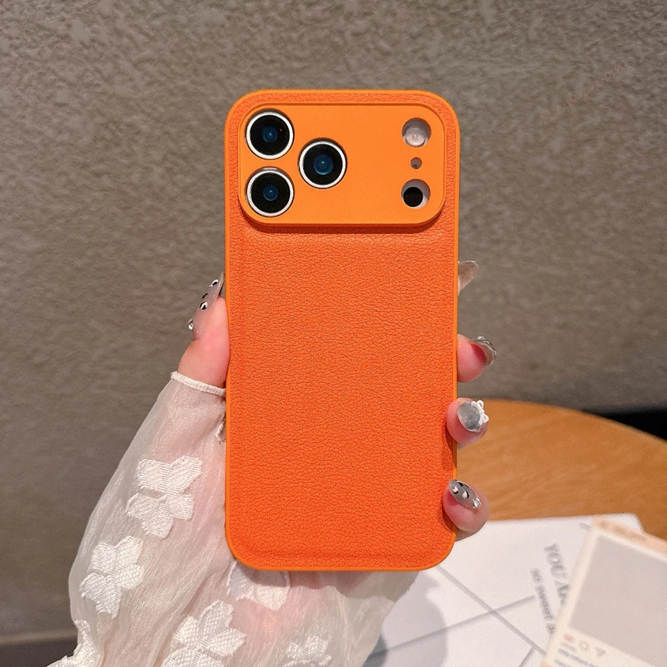 Luxury Leather Shockproof Phone Case - Elegant Protector Cover