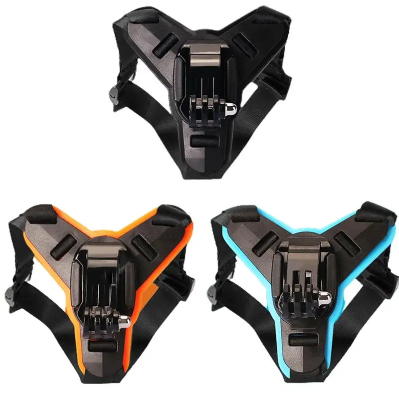 

Motorcycle Helmets Chin Mount Kits Comfortable Safety Hat Guard Cap Durable Moto Camera Chest Mount Motorcycles Accessories