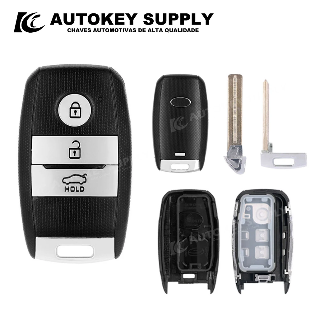 Чехол для смарт-карты ForKia K3 с 3 кнопками и внутренними зубьями