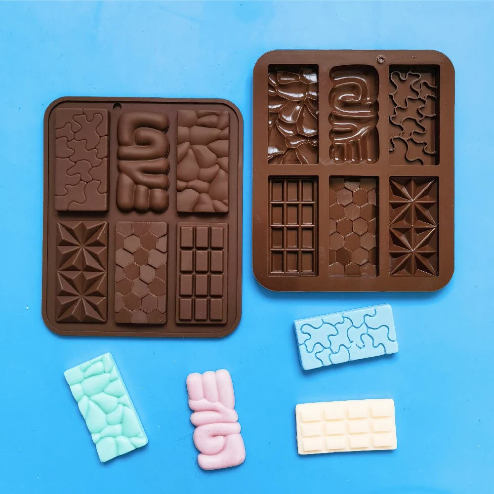 Chocolate Waffle Mould Different Full Page Waffle Pieces Handmade Size