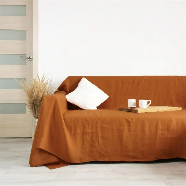 Nordic 100% Linen Sofa Cover: A Luxurious and Functional Addition to Your Home Decor