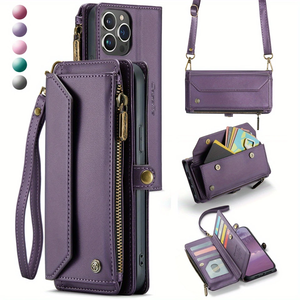 Wireless Charging Wallet Case for iPhone Pro Max