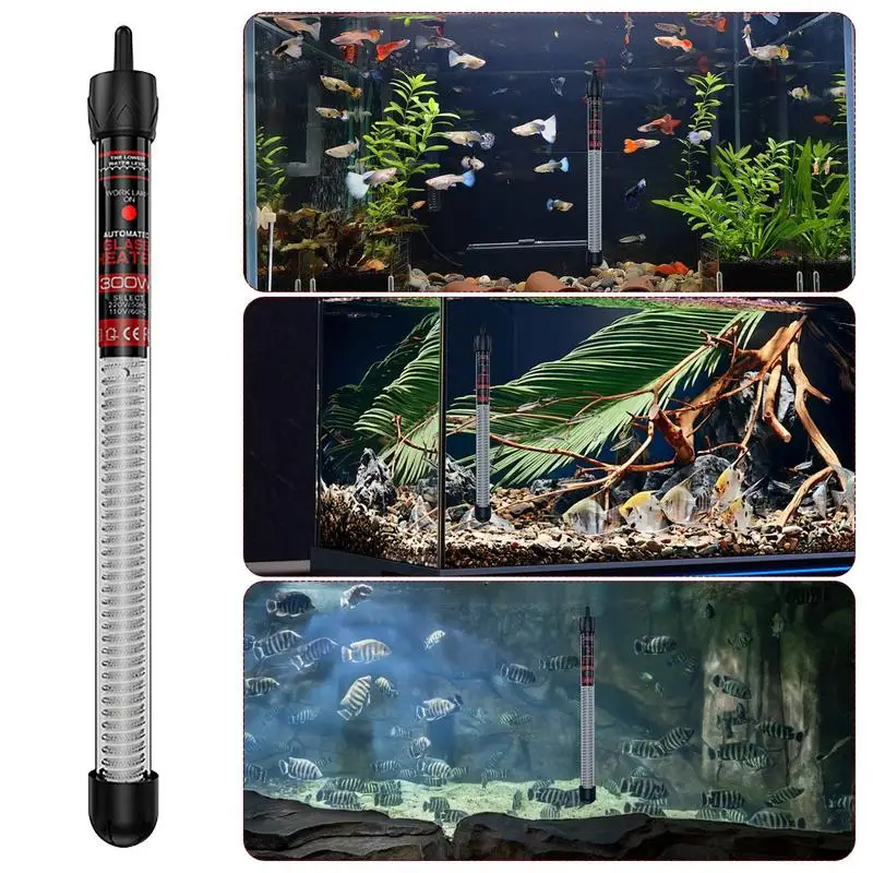 Aquarium Water Heater Electronic Thermostat Submersible Heater Efficient Heating Water Small Fish Tank For Marine